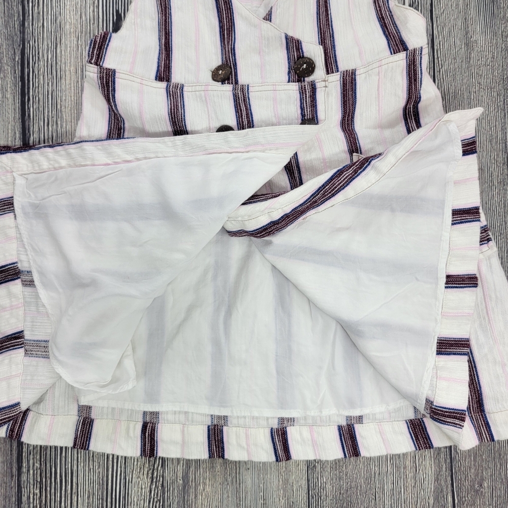 Free People Canyonlands Cotton Striped Overall Jumper Dress - Picture 7 of 14